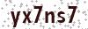 Security Code - Visually impaired may click to display readable code in new window