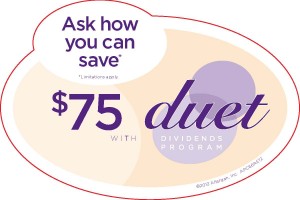 $75 Dollar Savings with Duet Treatment